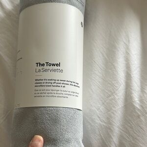Lululemon Gray Microfiber Towel